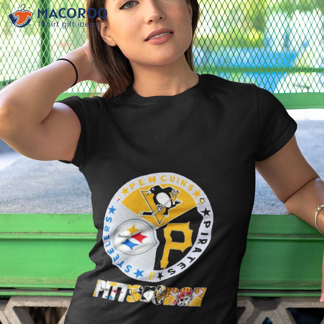 Pittsburgh Sports Teams Logo Steelers Penguins And Pirates Shirt