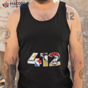 pittsburgh steelers penguins and pirates 412 shirt tank top