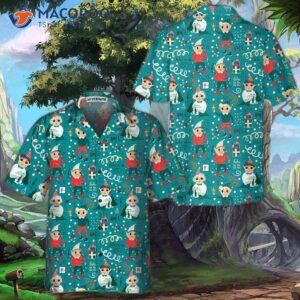 Playful Christmas Elves Hawaiian Shirt, Funny Elf Best Gift Idea