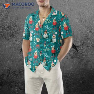 playful christmas elves hawaiian shirt funny elf best gift idea 3