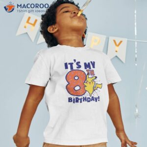 Pok&atilde;&copy;mon It’s My 8th Birthday! Pikachu Celebration Shirt