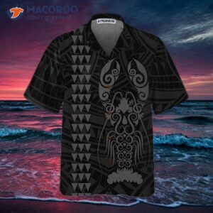 polynesian lobster hawaiian shirt unique black shirt for and gift lovers 2