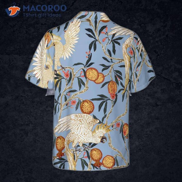 Pomegranate And Cockatoo Shirts For ‘s Hawaiian