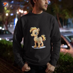 pony horse rider equestrian horseback riding kawaii shirt sweatshirt