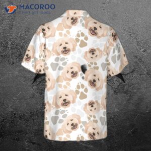 poodles and the paws hawaiian shirt 1