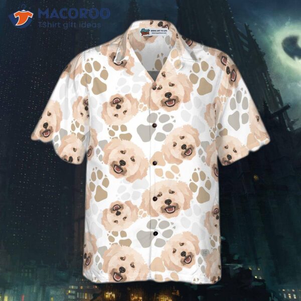 Poodles And The Paws Hawaiian Shirt
