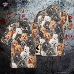 poodles in different colors poodle hawaiian shirt the best dog shirt for and 2