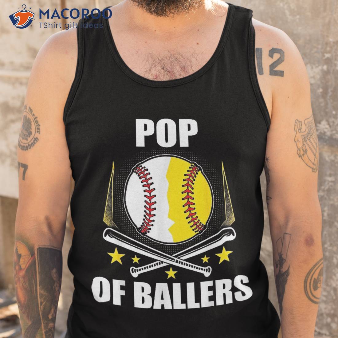 Pop Baseball Softball Of Ball Father's Mother's Day Shirt