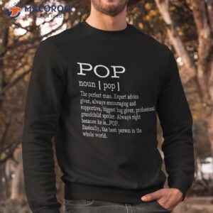 pop definition grandpa father s day gifts shirt sweatshirt