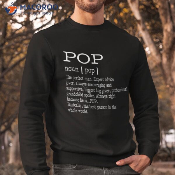 Pop Definition Grandpa Father’s Day Gifts – Shirt