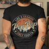 Pop Like A Grandpa Only Cooler Vintage Retro Fathers Day Shirt