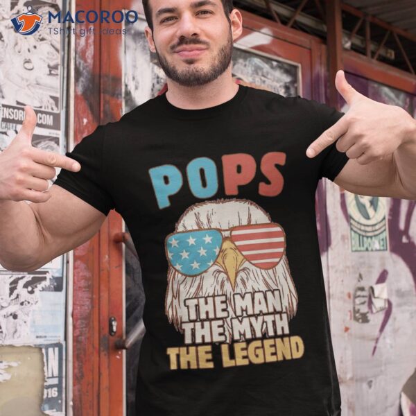 Pops The Man Myth Legend Father’s Day Grandpa Shirt