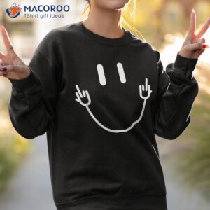 power socket smile middle finger hand icon meme electrician shirt sweatshirt 2