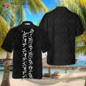 premium floral royal style gothic hawaiian shirt 0