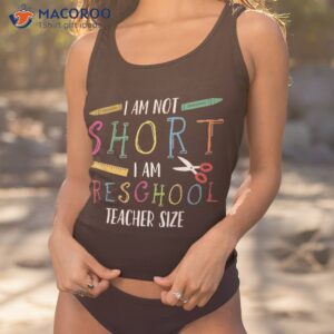 preschool teacher short pre k shirt tank top 1