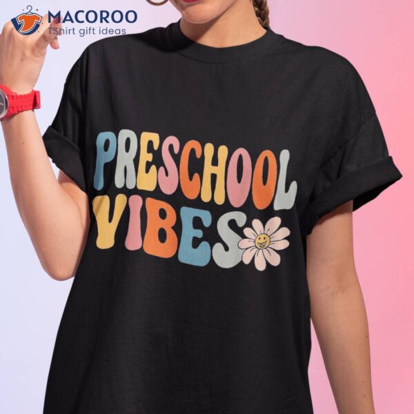 Preschool Vibes Cute Retro Back To School, Boys, Girls, Kid Shirt