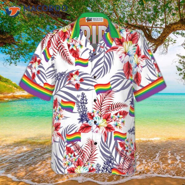 Pride Lgbt Bluebonnet Hawaiian Shirt