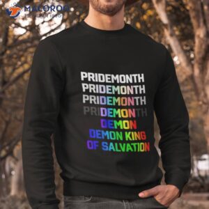 pride month demon king of salvation shirt sweatshirt