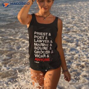 priest poet lawyer marine squire grocer vicar anyone shirt tank top 3