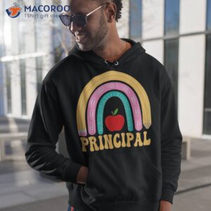 principal rainbow pencil back to school appreciation shirt hoodie 1