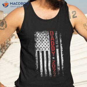 promoted to daddy 2022 first time fathers day new dad gifts shirt tank top 3