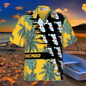 proud chicago s flag hawaiian shirt 3