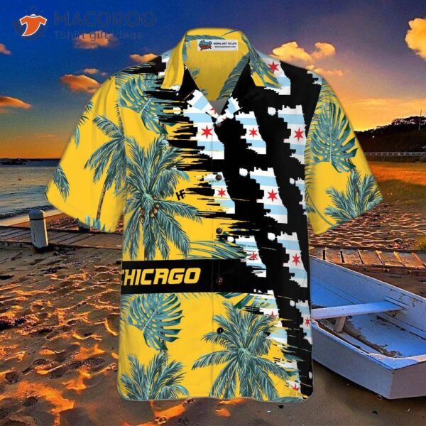 Proud Chicago ‘s Flag Hawaiian Shirt