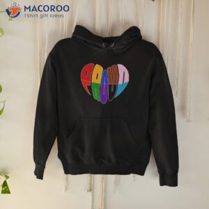 proud progress heart shirt hoodie