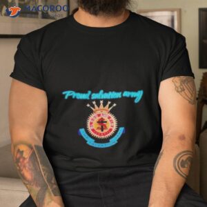 proud salvation army the salvation army blood and fire shirt tshirt