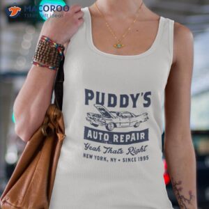 puddys auto repair shirt tank top 4