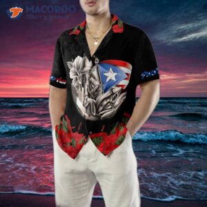 puerto rican manga flower hawaiian shirts 4