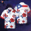 Puerto Rico Common Coqu Flag Hawaiian Shirt