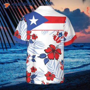Puerto Rico Common Coqu Flag Hawaiian Shirt