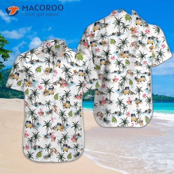 Pug Hawaiian Shirt