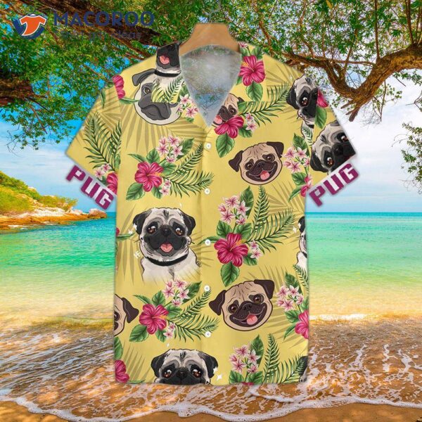 Pug Hawaiian Shirt