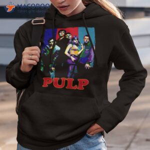 pulp band colored collage shirt hoodie 3
