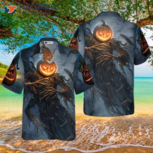 pumpkin cat monster halloween hawaiian shirt shirt for and 2