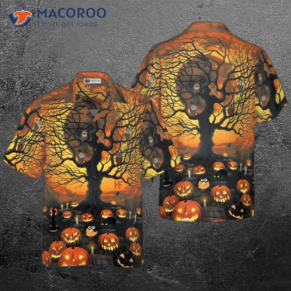 Pumpkin-night Hawaiian Shirt