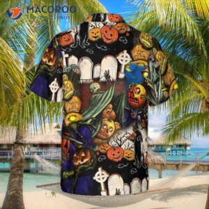 pumpkin night is coming hawaiian shirt 1