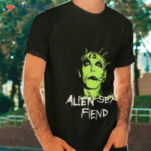 punk artwork long alien sex fiend shirt tshirt