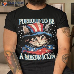 purroud to be a meow ican shirt tshirt