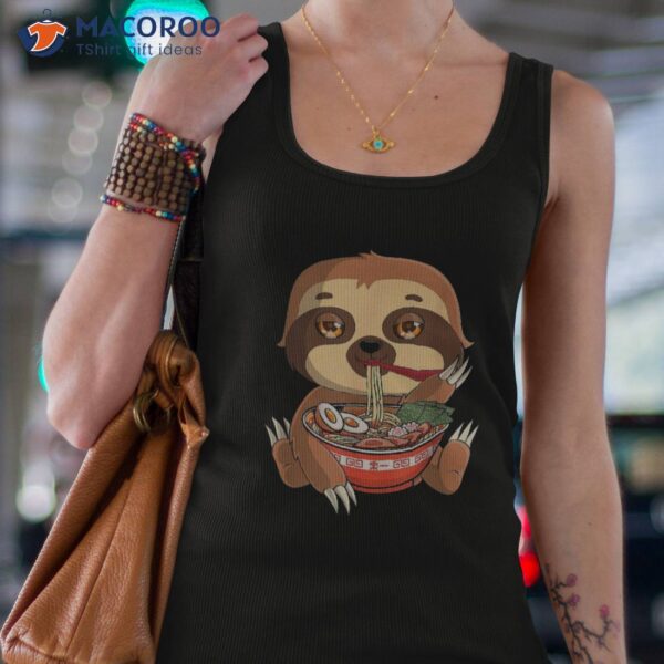 Ra Sloth Kawaii Anime Japanese Food Gifts Girls Teenager Shirt