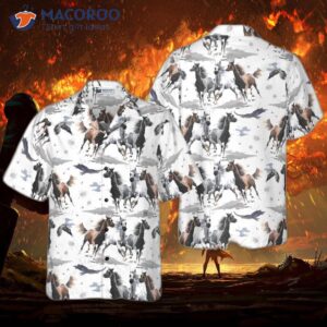 racing horse hawaiian shirt 2