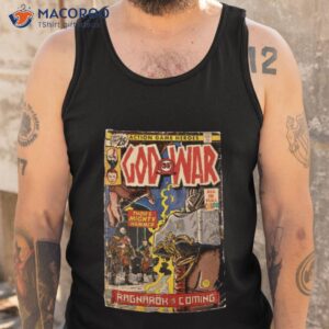 ragnarok comic book god of war shirt tank top