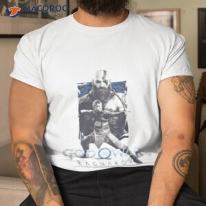 ragnarok icon with kratos and atreus god of war shirt tshirt