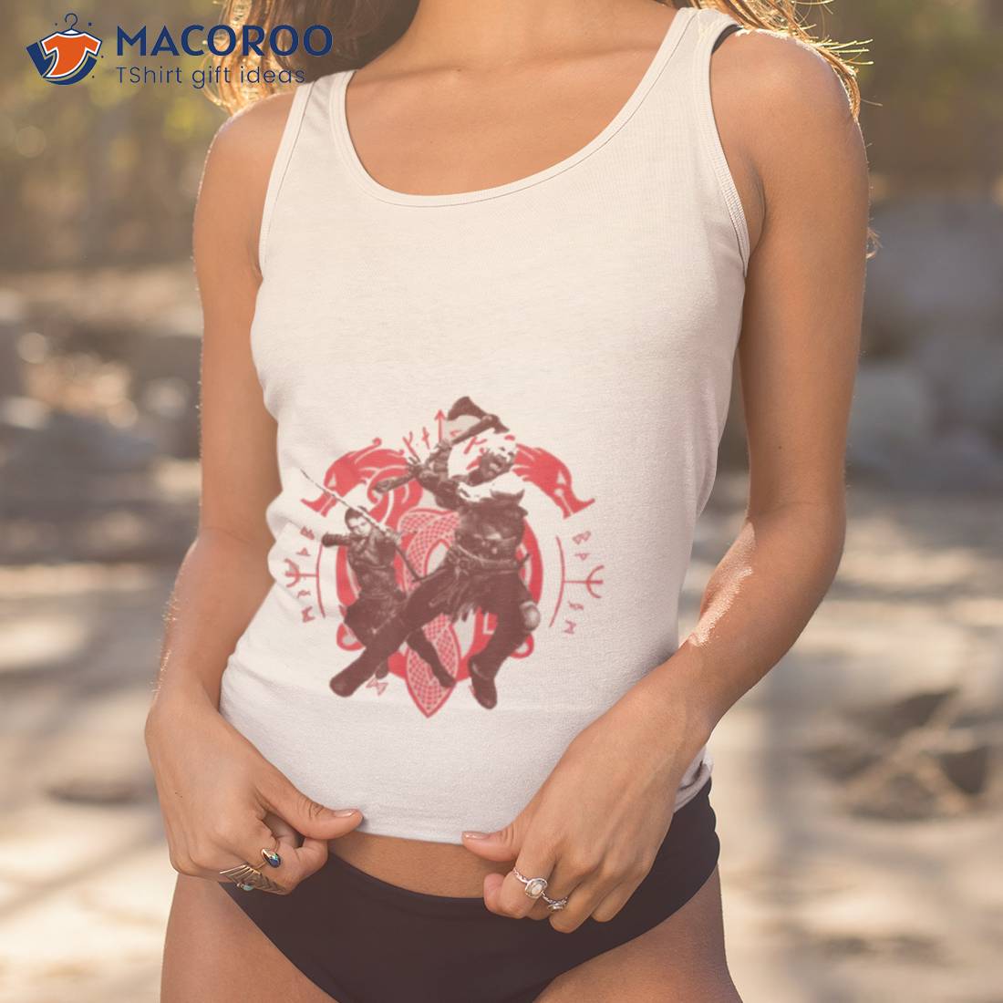 Ragnarok Icon With Kratos Atreus Shirt Ragnarok Icon With Kratos Atreus Shirt