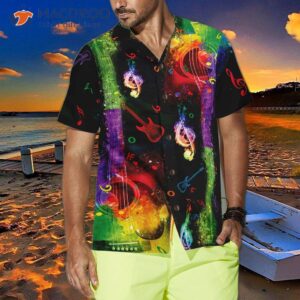 rainbow guitars hawaiian shirt 4