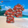 Raleigh Fire Departt Ladder Company Hawaiian Shirt