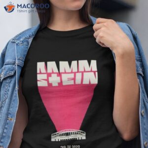 rammstein lisboa july 26 2023 estadio da luz tour shirt tshirt