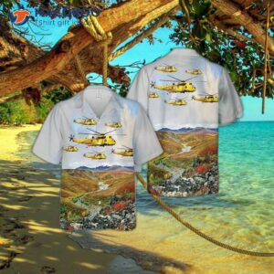 Rcaf Ch-146 Griffon Hawaiian-style Shirt